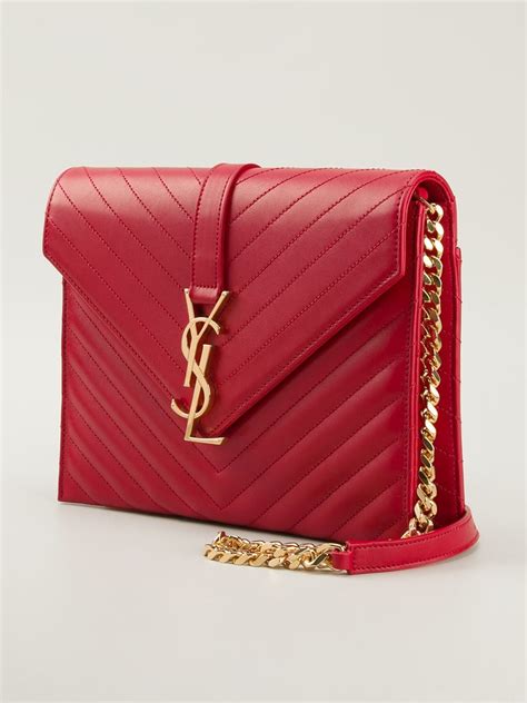 sac rouge ysl|Saint Laurent Bags for Women .